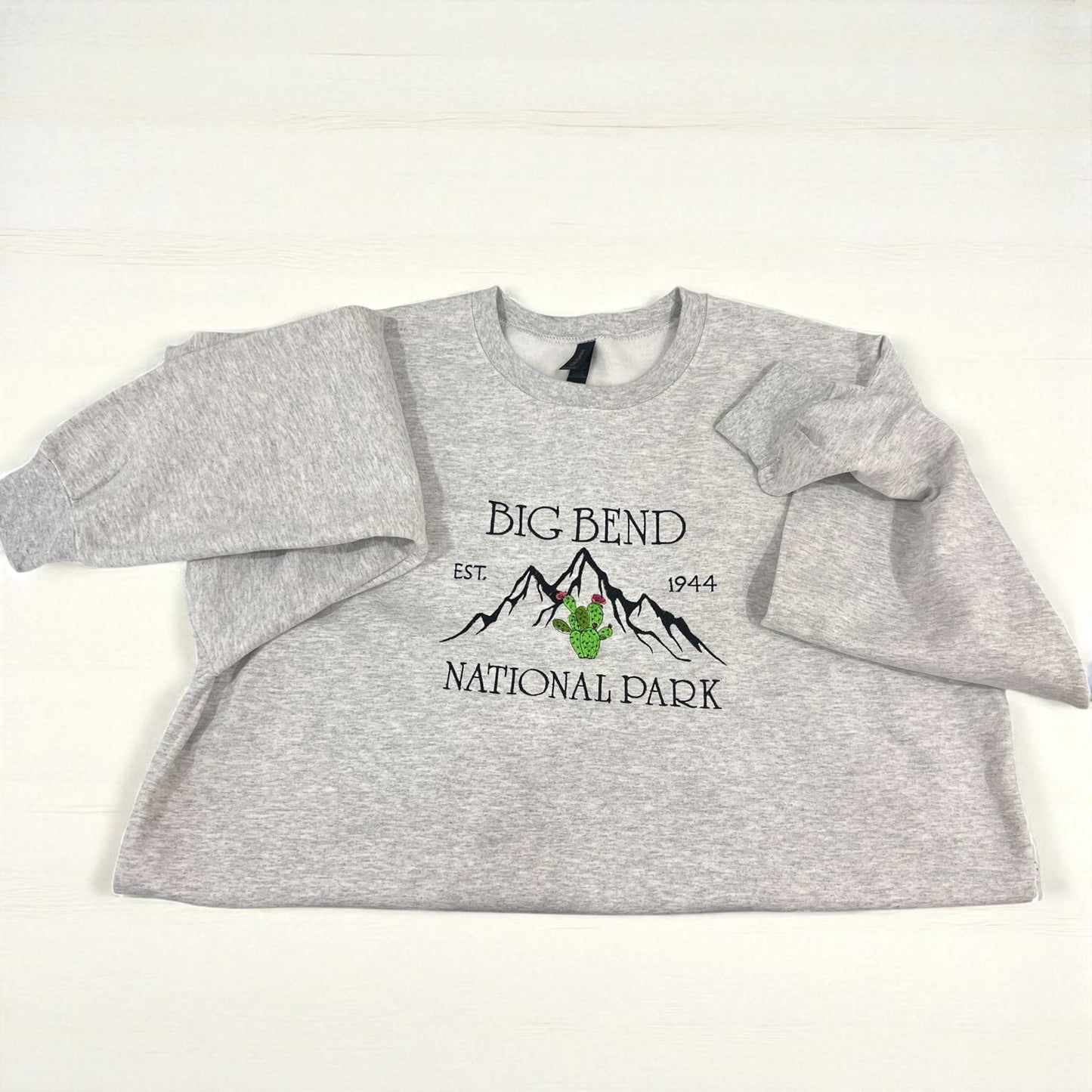 Big Bend National Park Embroidered Crewneck