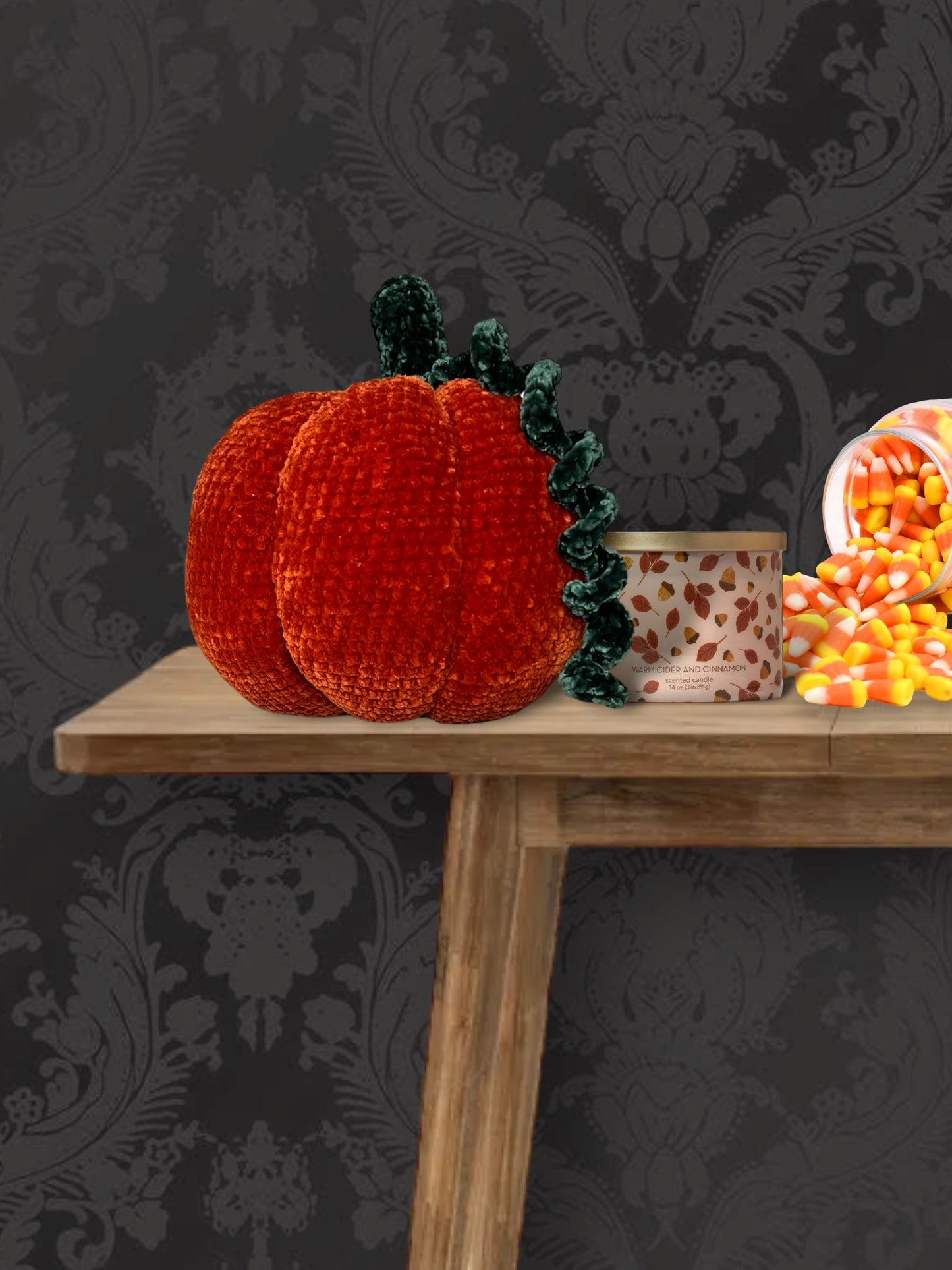 Spooky Halloween Plushie Pillows Skull Pumpkin Skull