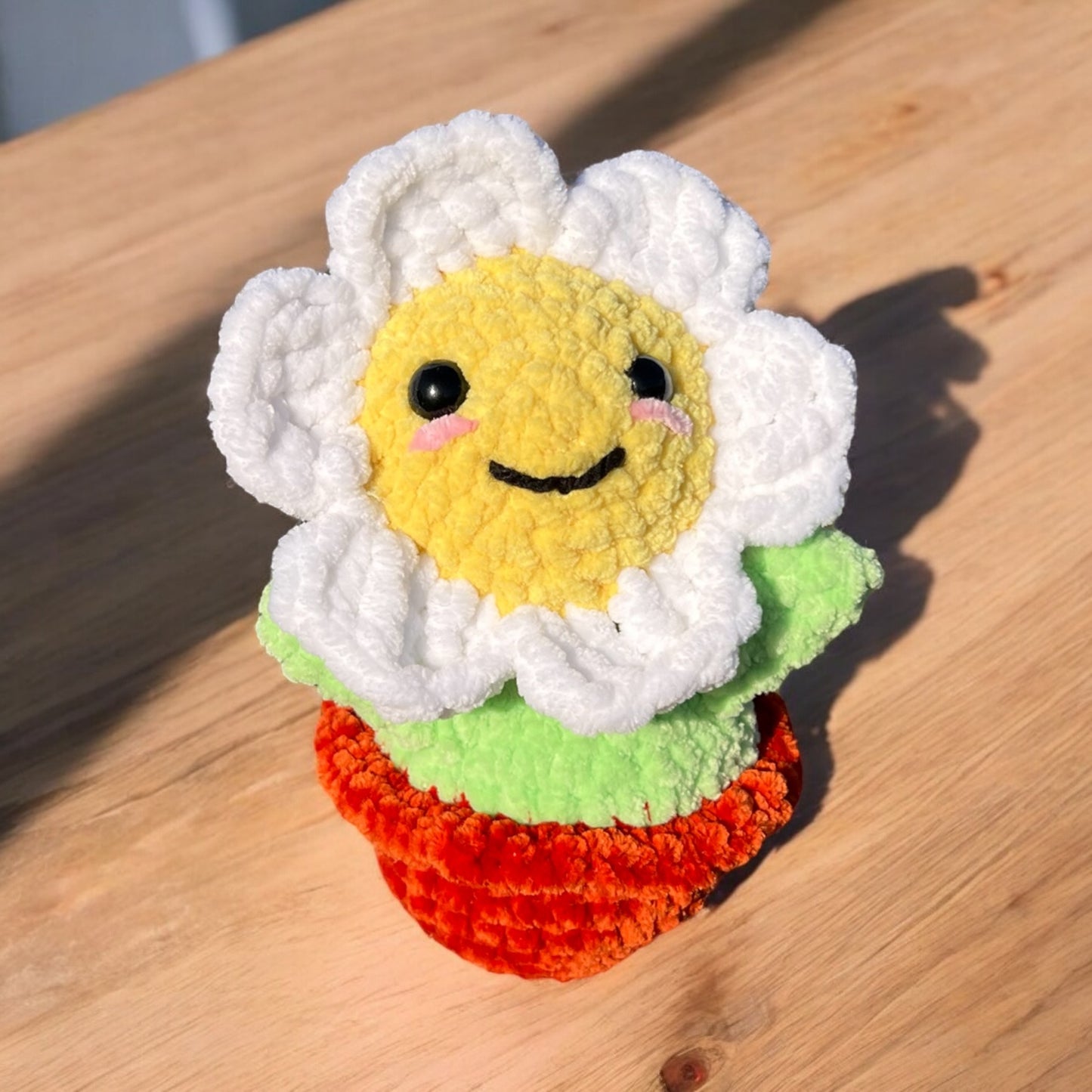 Small Potted Daisy Plushie