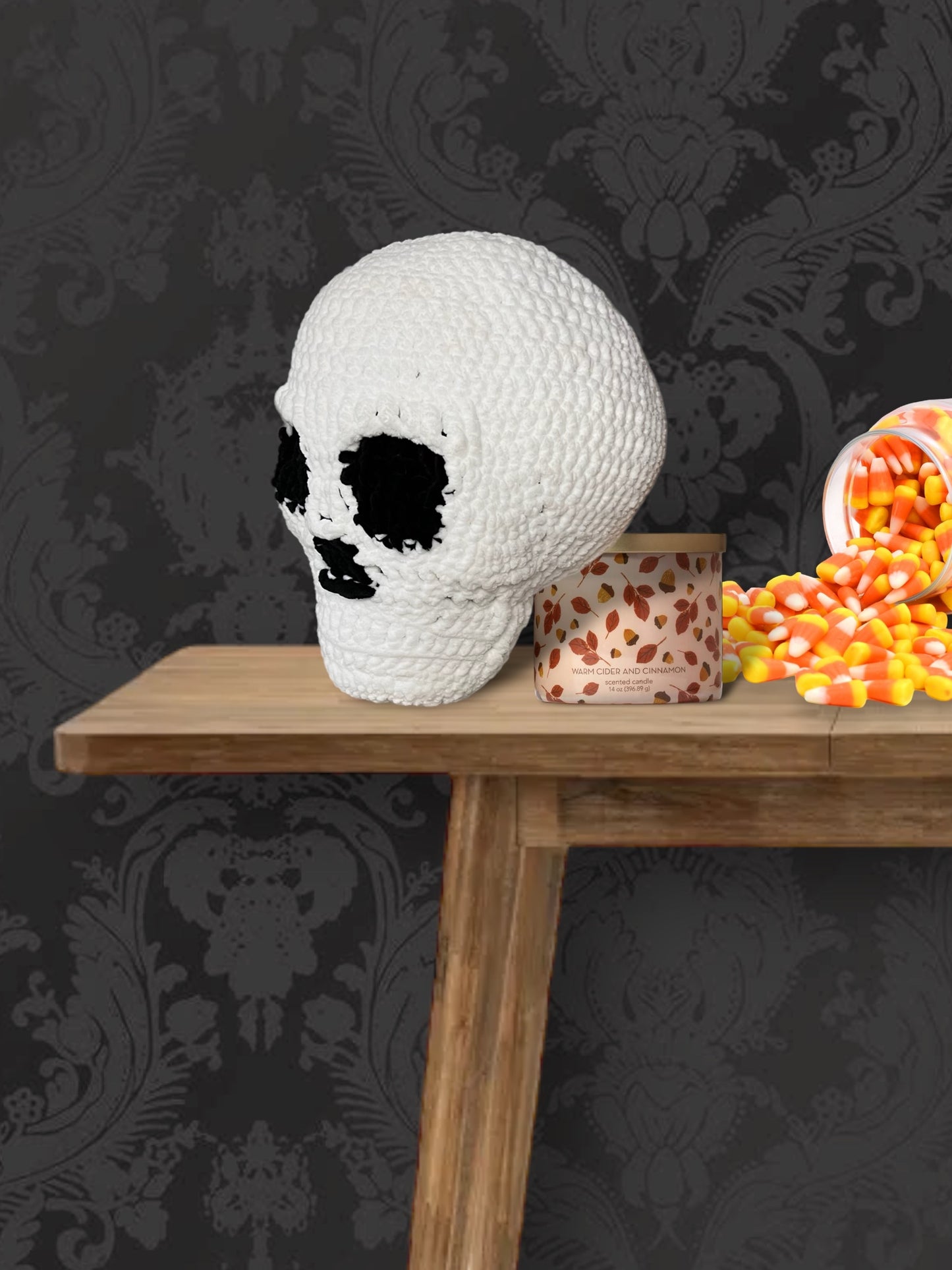 Spooky Halloween Plushie Pillows Skull Pumpkin Skull