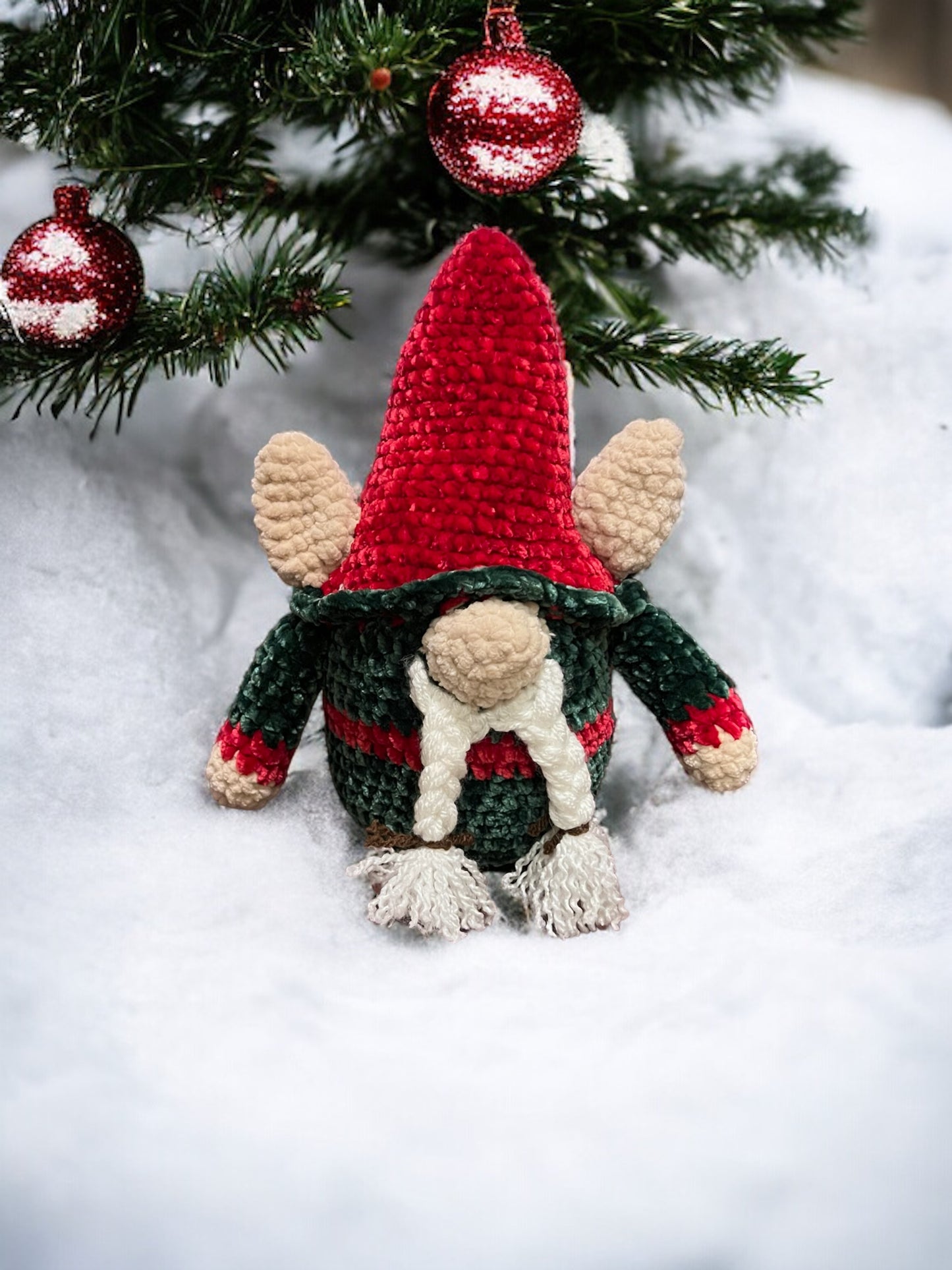 Crochet Christmas Gnome Elf