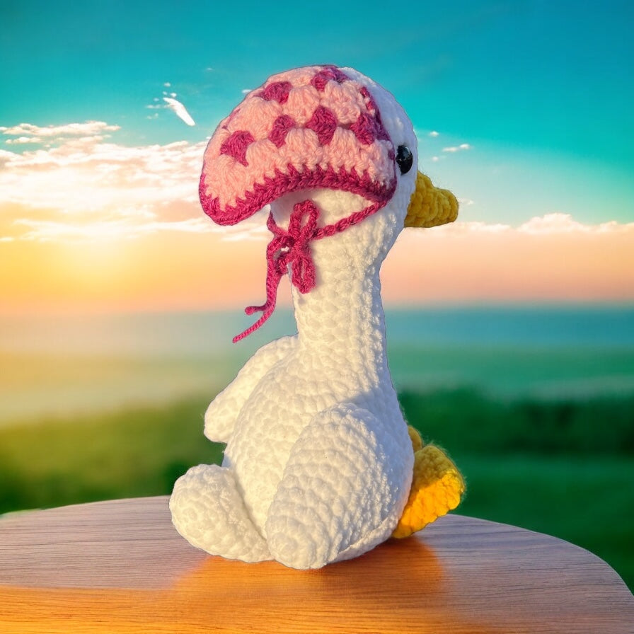 Crochet Gwen the Goose Plushie