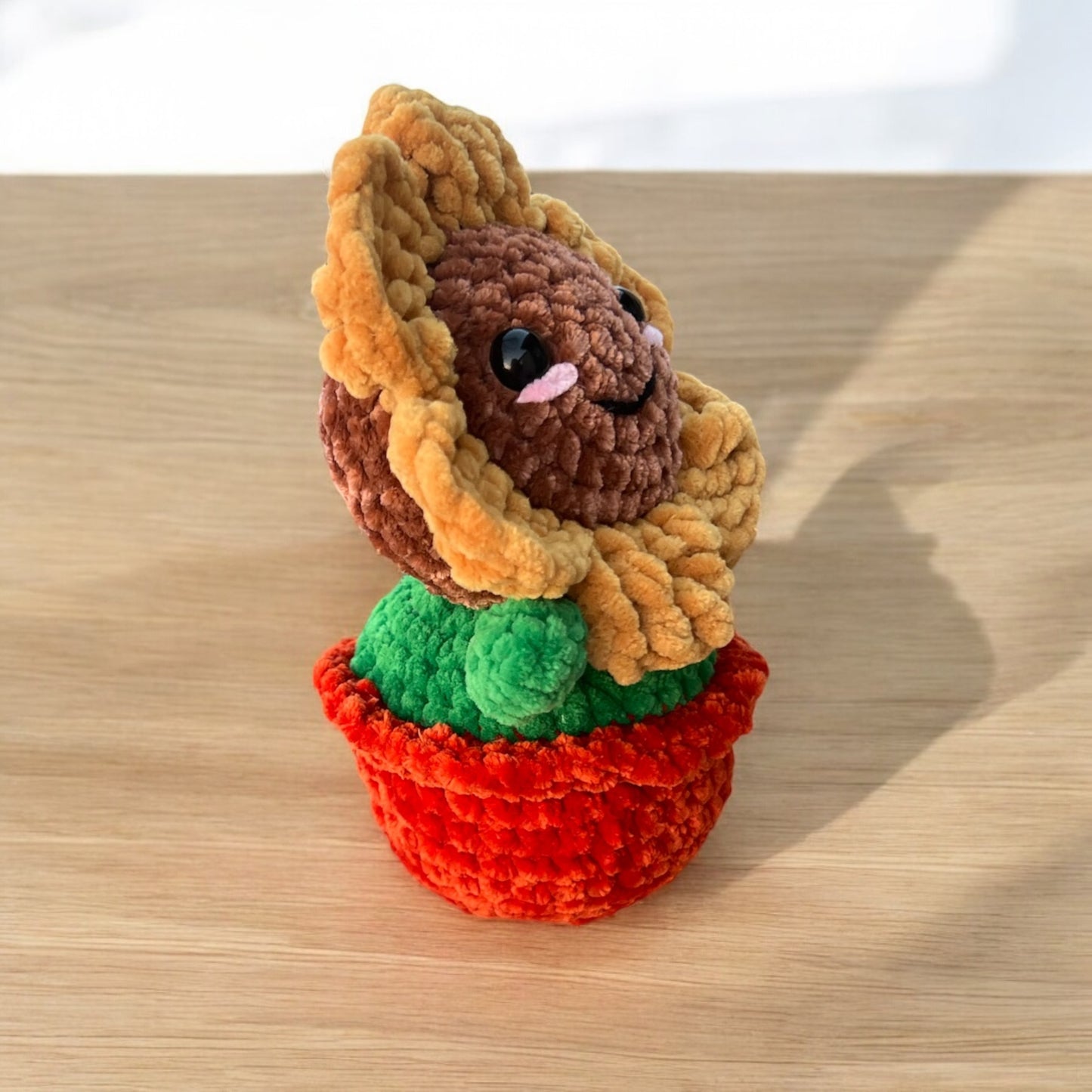 Small Potted Sunflower Plushie