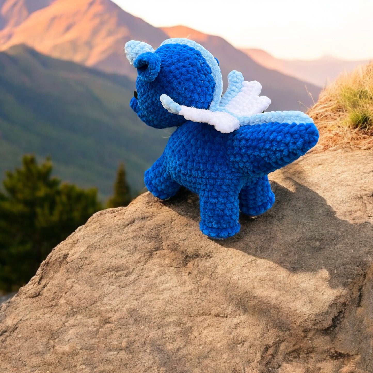 Crochet Four Legged Dragon