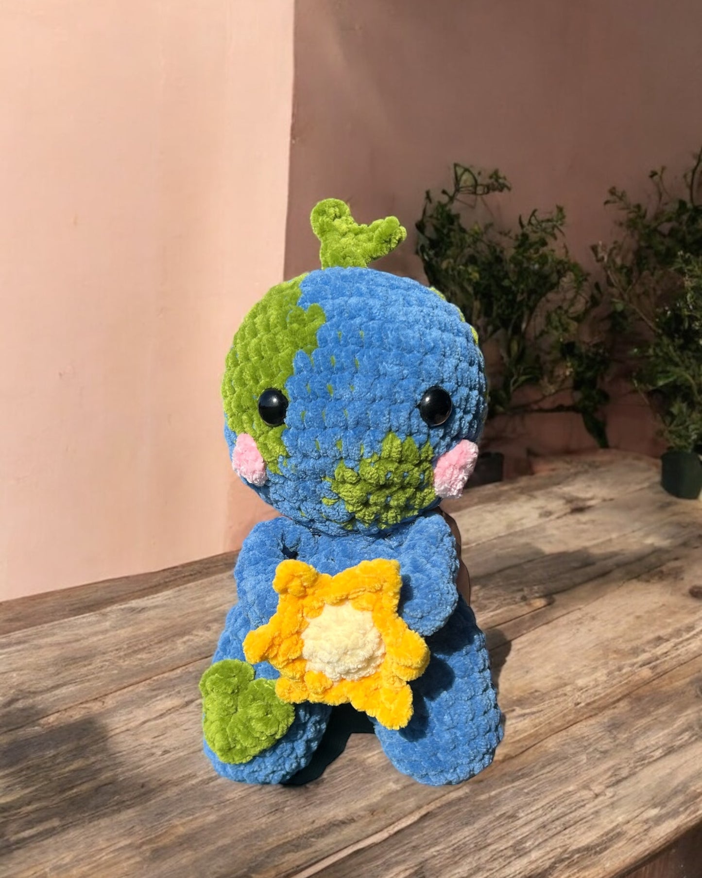 Atlas Earth and Lumi Sun Plushie