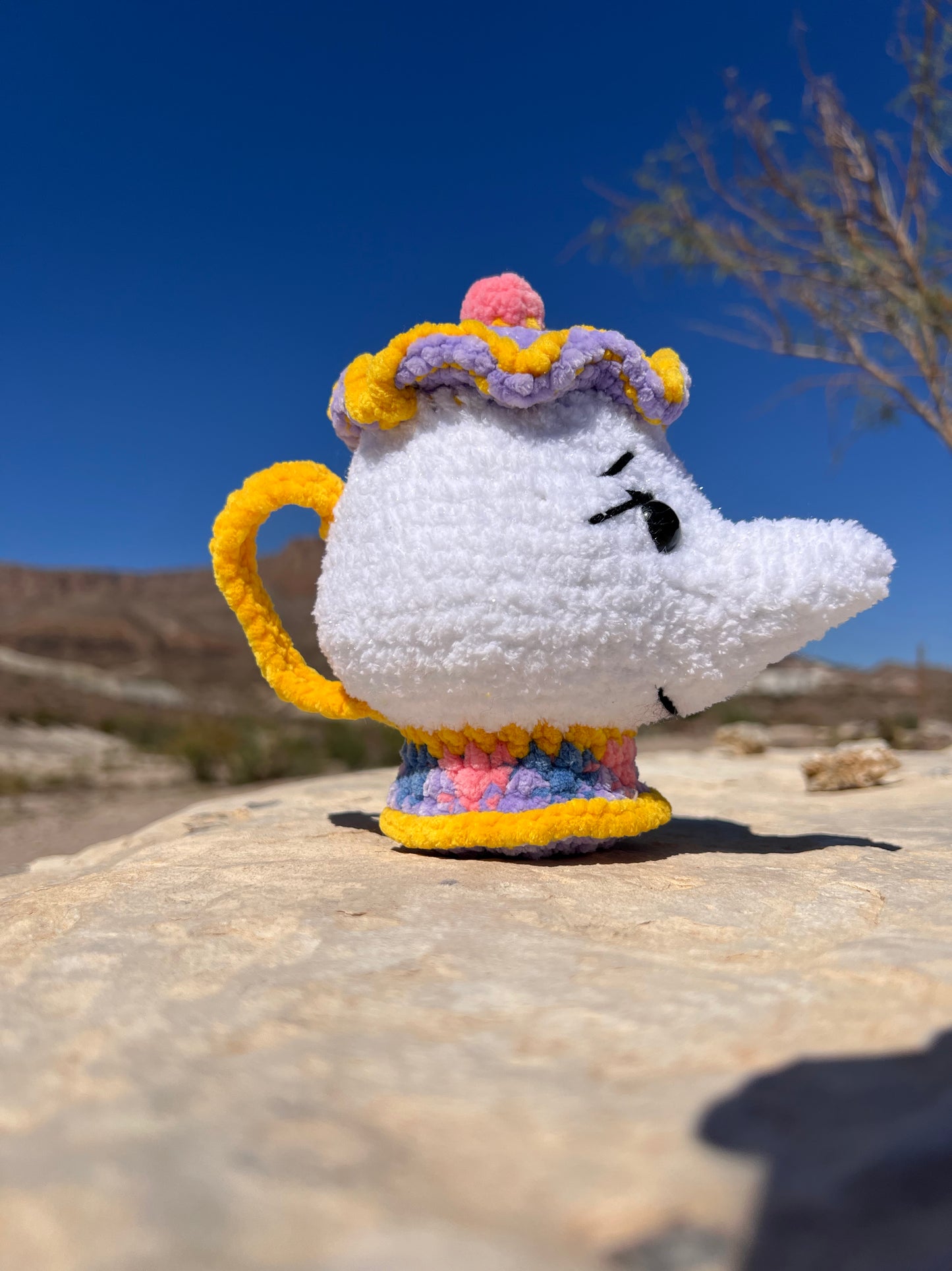 Mrs. Potts teapot plushie