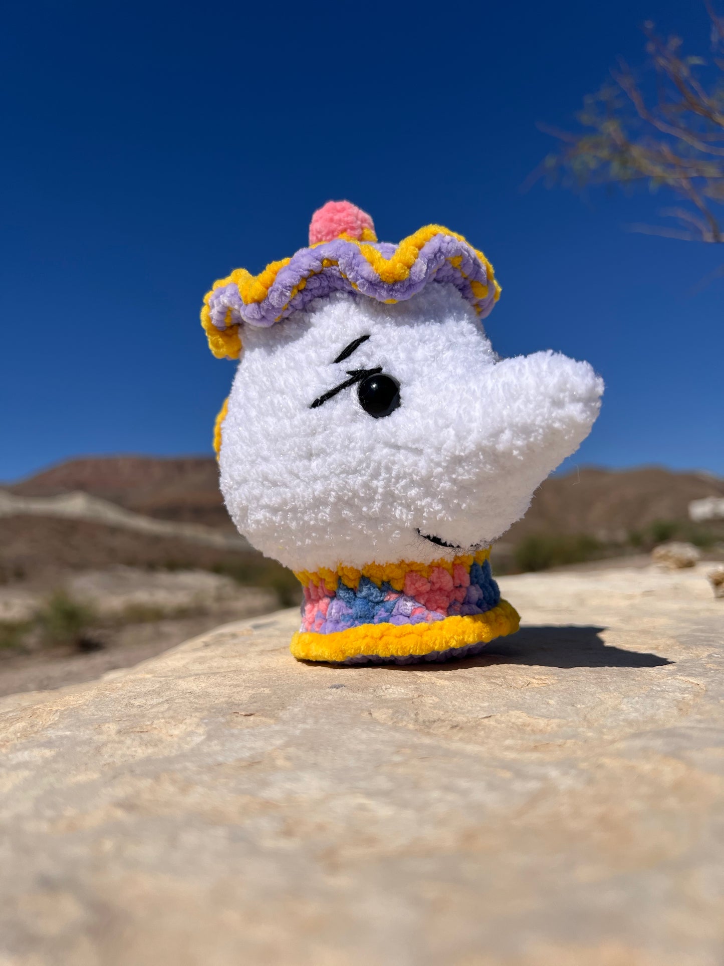 Mrs. Potts teapot plushie