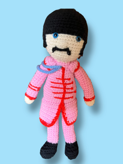 Crochet Amigurumi Inspired by The Beatles Sargent Peppers