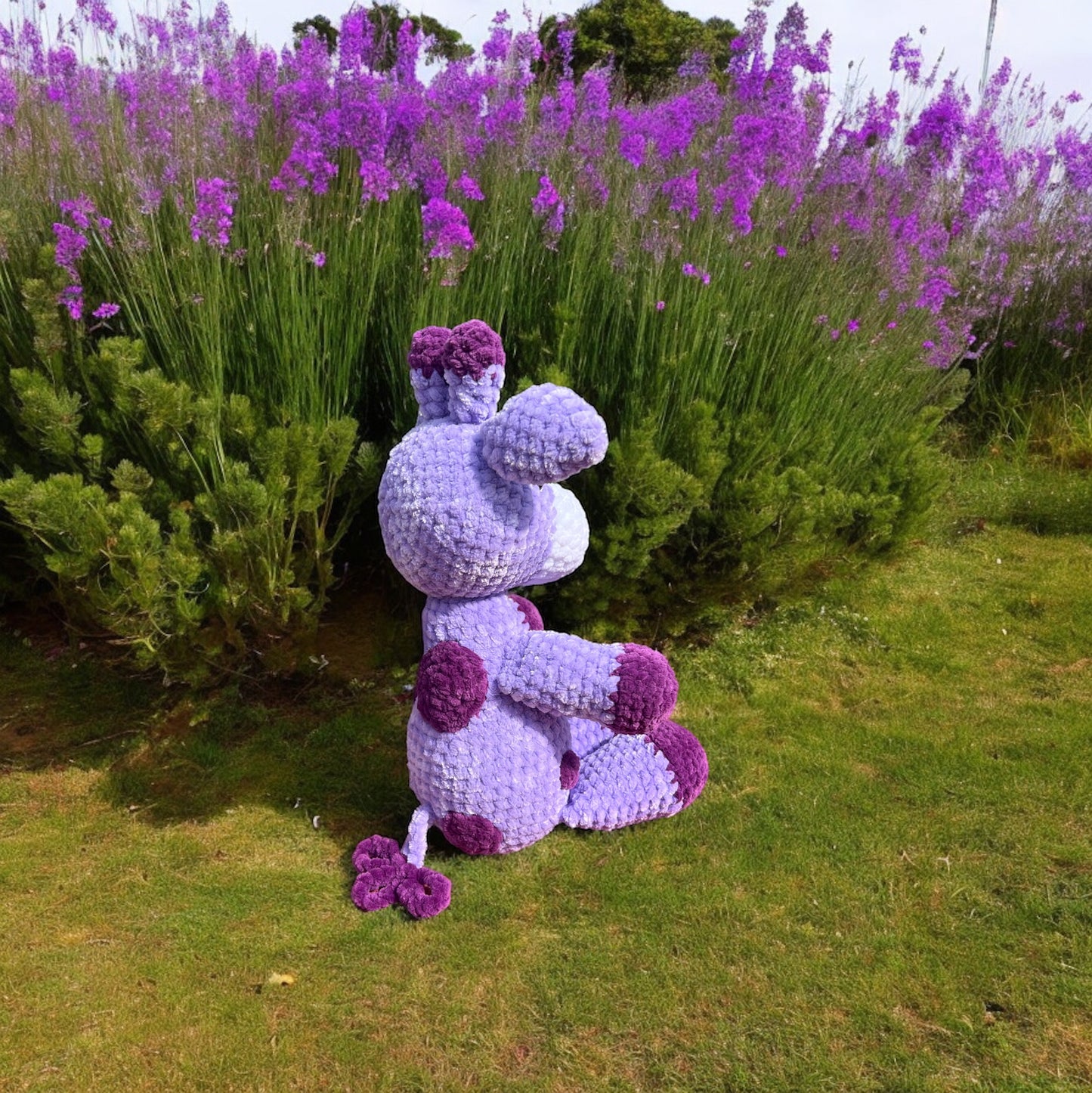 Velvet Plushie Crochet Giraffe