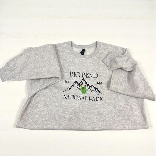 Big Bend National Park Embroidered Crewneck