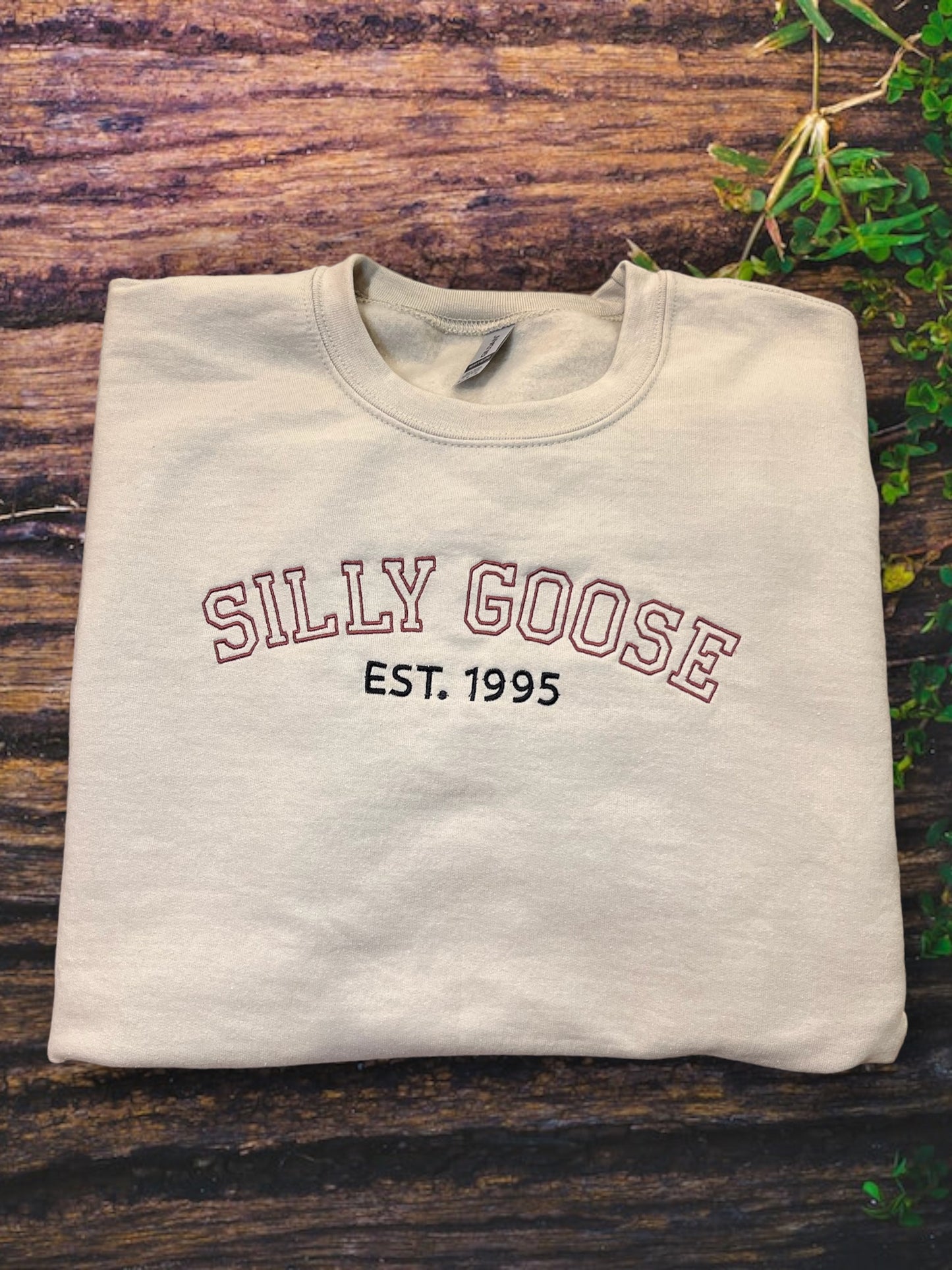 Silly Goose Embroidered Crewneck