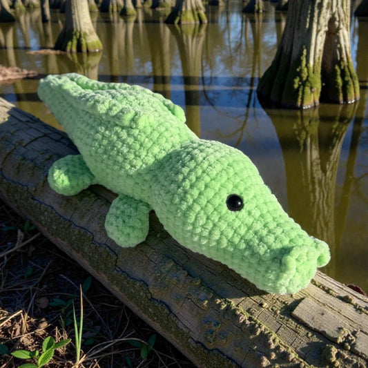 Crochet Alligator Plushie
