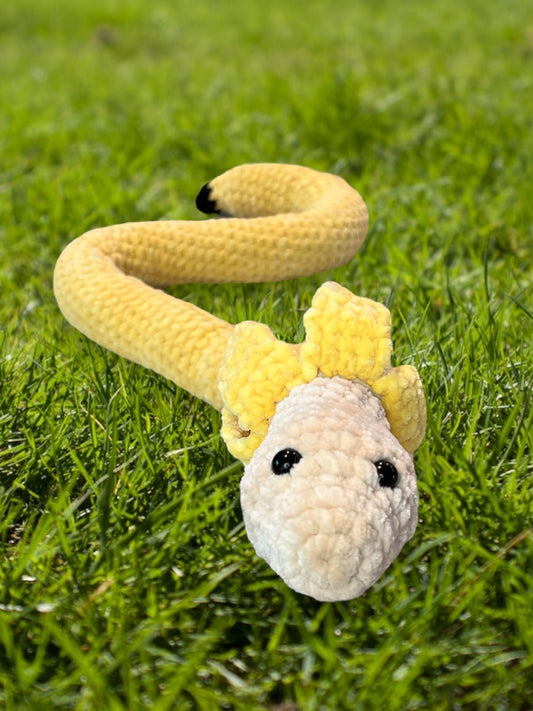 Amigurumi Crochet Plushie Banana Snake