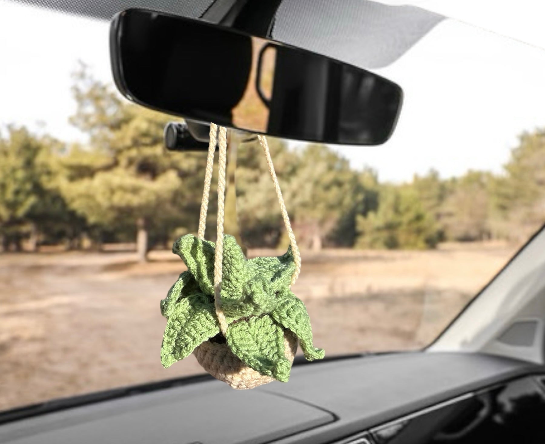 crochet plant car hanger Car Hanger Crochet Amigurumi Repot-able House Plants – JuliesJewelsCorp