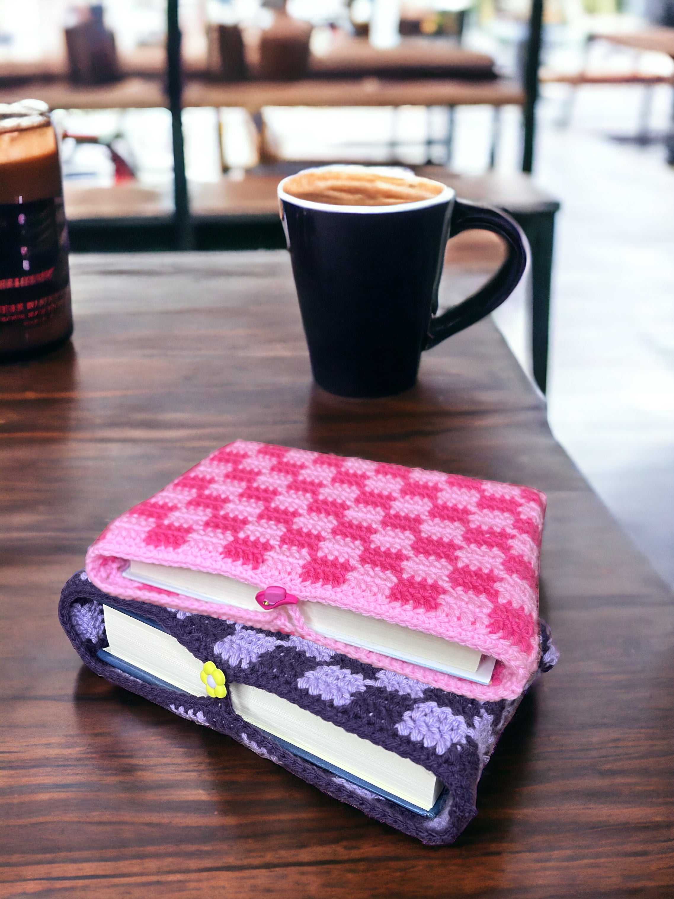 Crochet Checkerboard Book Cover – JuliesJewelsCorp
