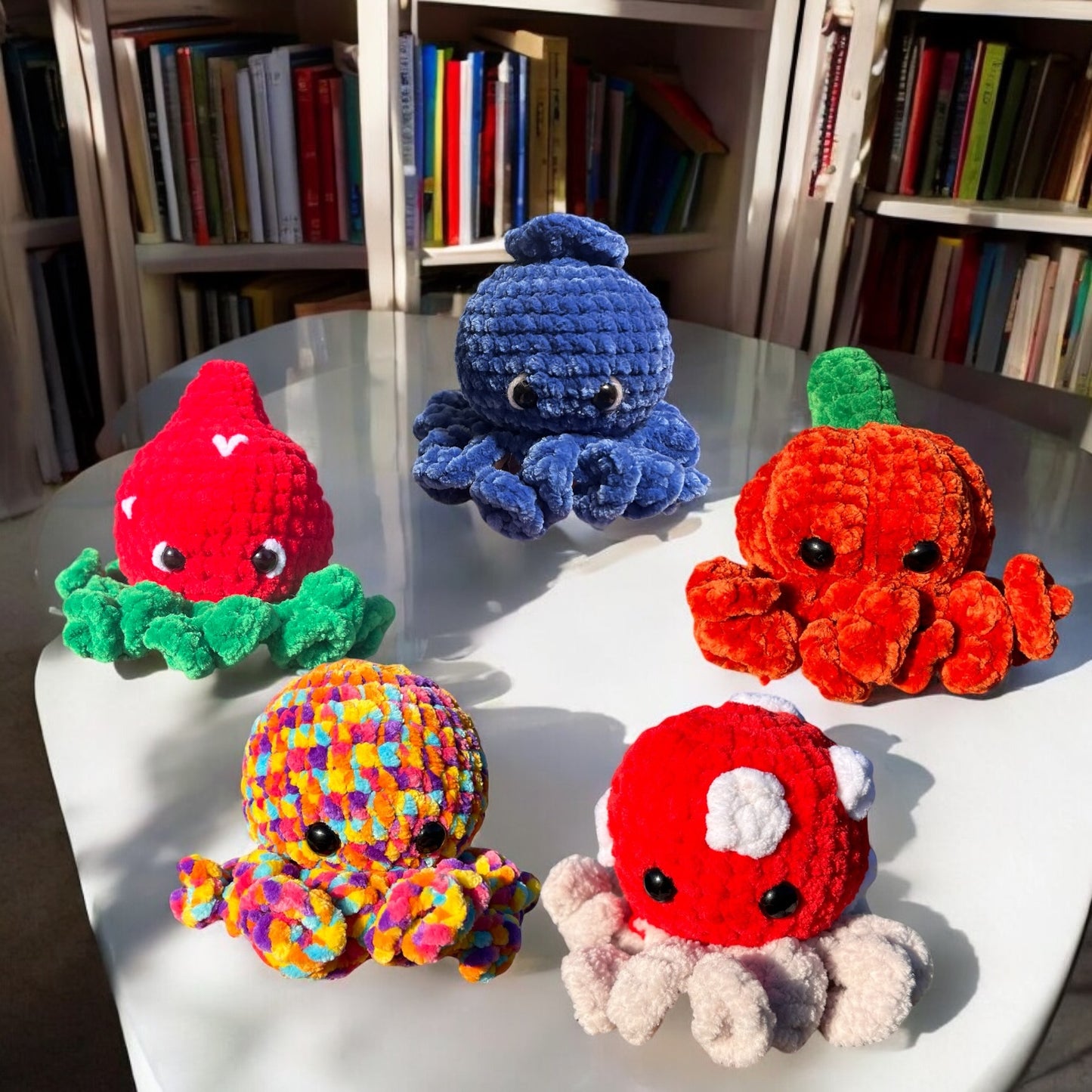 Crochet Mini Themed Octopus Plushie