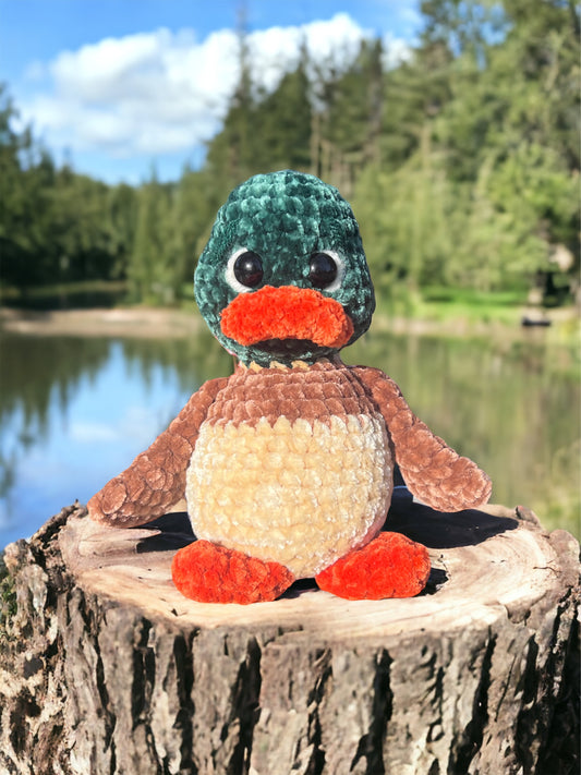 Crochet Margo Mallard Duck Plushie