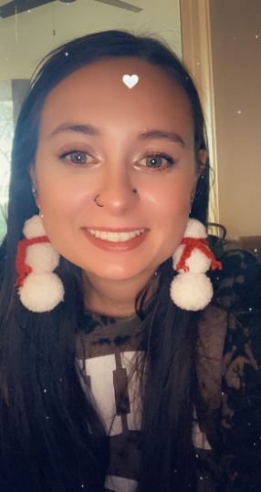 Handmade Light Weight Christmas Earrings