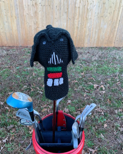 Star Wars inspired golf club covers baby yoda the child grogu chewy chewbacca darth vader skywalker