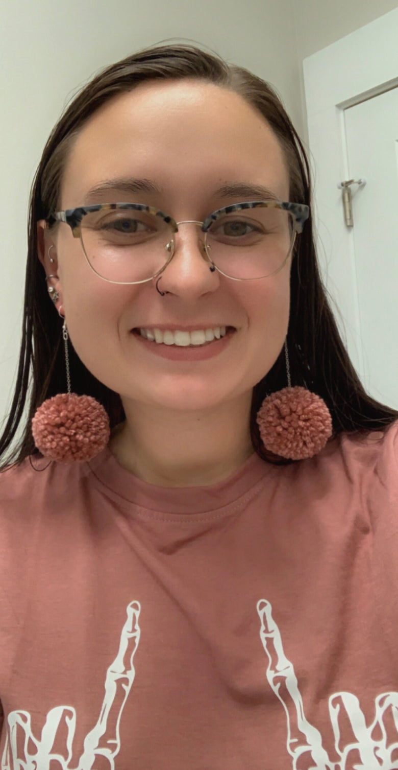 Poof Dangle Earrings