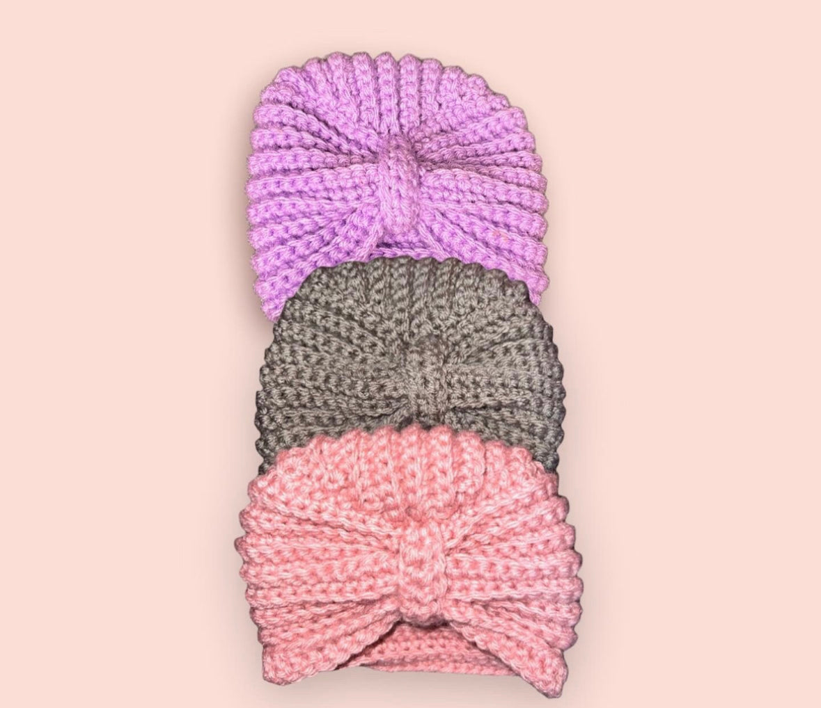 Newborn Baby head wrap beanie