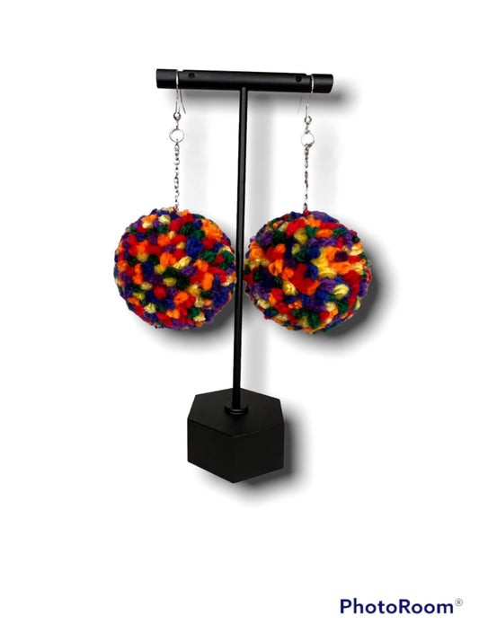 Poof Dangle Earrings