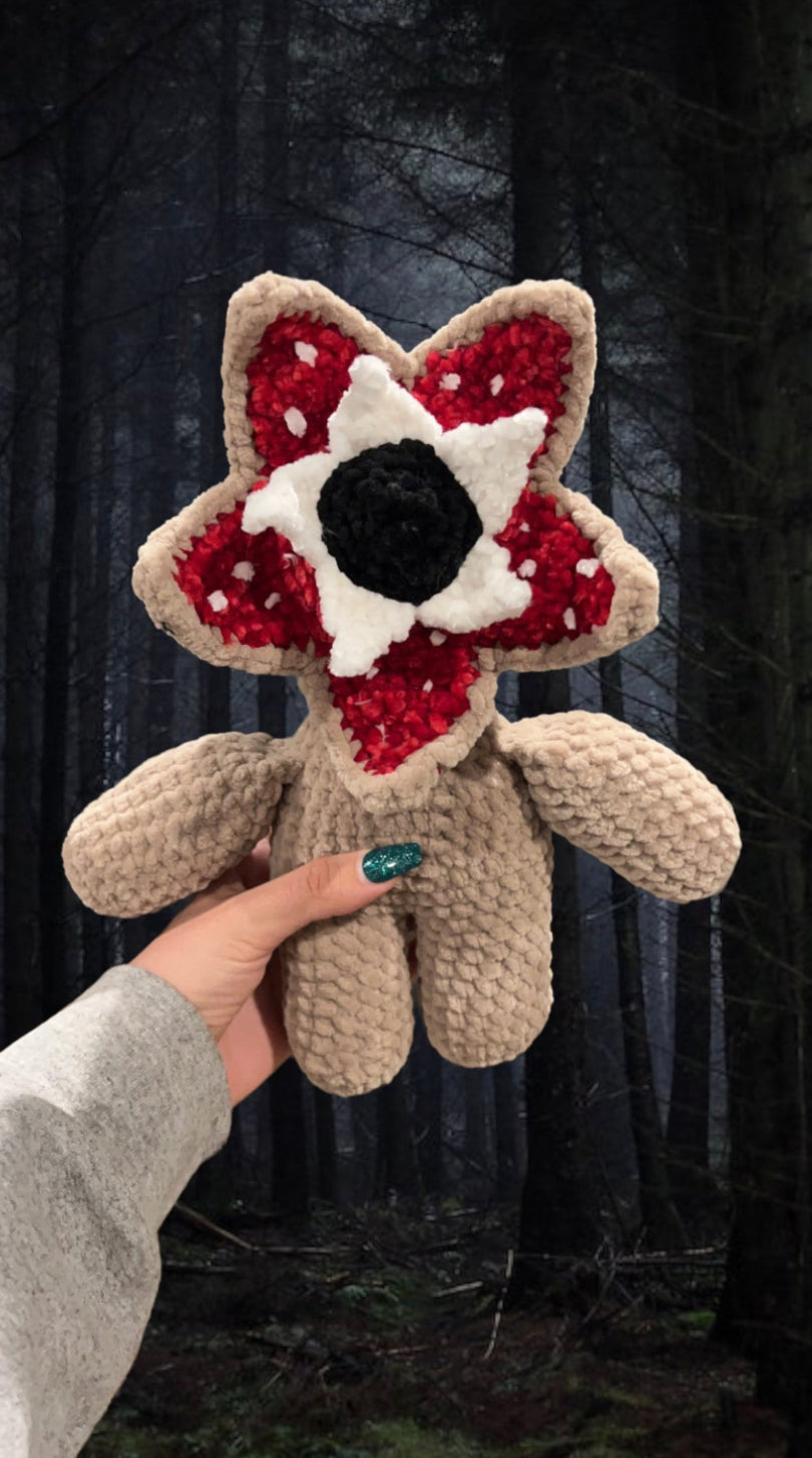 Amigurumi Crochet Plushie Demogorgon Stranger Things