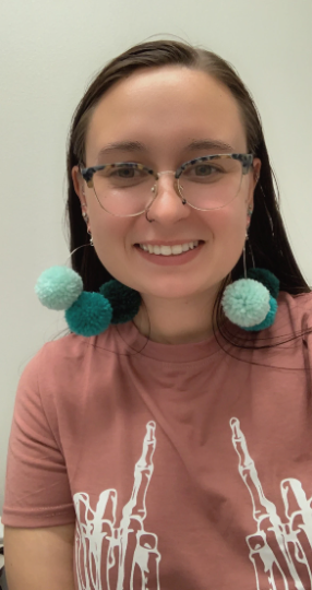 Three Poofs Hoop Earrings