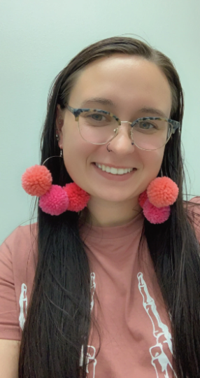 Three Poofs Hoop Earrings